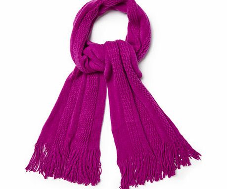 Womens Bright Purple Supersoft Scarf, bright