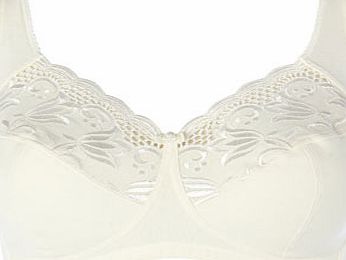 Bhs Womens Cream Iris Non-Wired Total Support Bra,