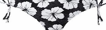 Womens Great Value Mono Floral Print Bikini