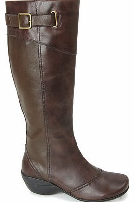 Womens Hush Puppies Brown Kana Long Boots, brown