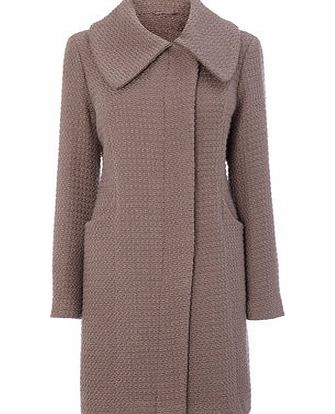 Womens Mink Textured Coat, mink 8317144052