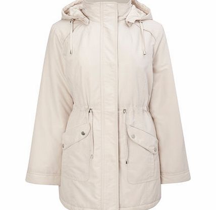 Womens Stone Padded Coat, light stone 9852973159