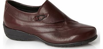 Womens TLC Burgundy Wrap Over Sporty Shoe,