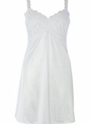 Bhs Womens White Cling Resistant Full Slip, white