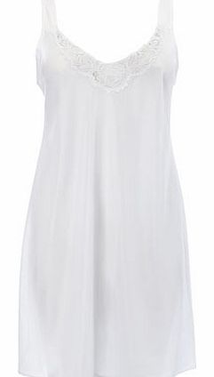 Bhs Womens White Guipure Full Slip, white 4800660306