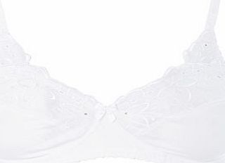 Bhs Womens White Lily Non-Wired Bra, white 2303070306