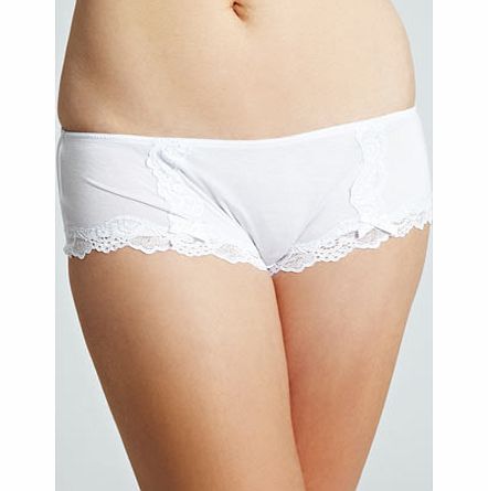 Bhs Womens White Soft Short, white 4800340306