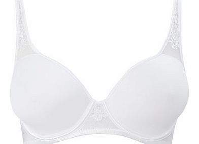 Womens White Spacer Bra, white 2303890306