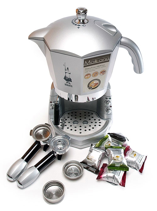 Silver Mokona Coffee Machine