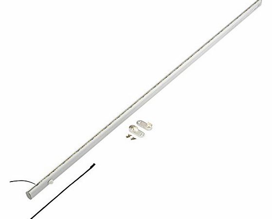 Biard Aluminium 1000mm LED Wardrobe Cabinet Rail Light Featuring PIR Motion Sensor - Automatic On / Off Warm White or Cool White Warm White