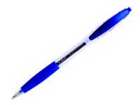 bic Atlantis medium point ballpen with blue ink,