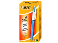 BIC four colour medium point pen with black,