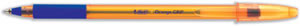 Bic Orange Grip Ball Pen Translucent Barrel