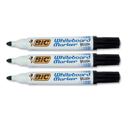 Velleda 1751 Whiteboard Marker Black Pack 12