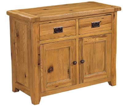 bideford Oak 2 Door 2 Drawer Double Sideboard