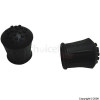 Bags 1` Black Rubber Walking Stick