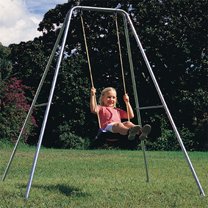 deluxe galvanised single swing