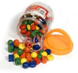 Jar Of 90 Lacing Beads