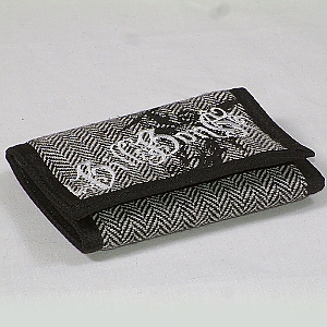 Arch Angle Tri Fold Wallet - Black