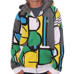 billabong Boys Reckoner Zip Hood - White