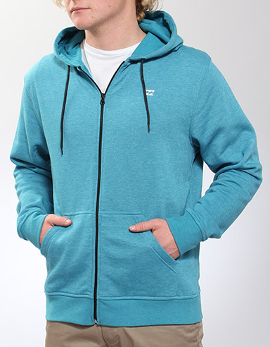 Density Zip hoody - Marine Heather