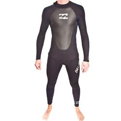 Intruder Mens Full Wetsuit - Black/Black