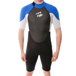 Intruder Shorty 2mm Wetsuit -Blk/Blu/Wht