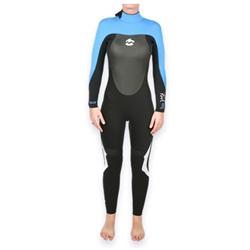 Ladies Foil 5/4/3mm Wetsuit - Blk/Jet Bl