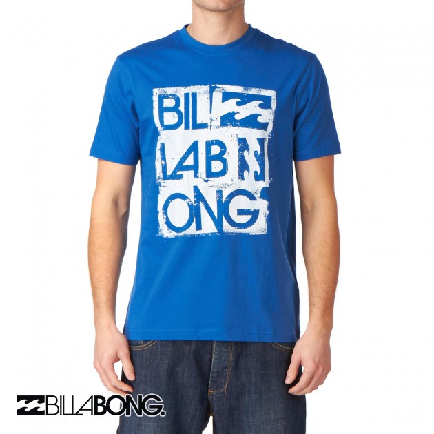 Mens Billabong Bigblock T-Shirt - Royal Blue