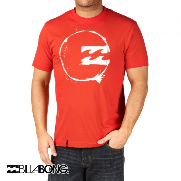 Mens Billabong Evolve T-Shirt - Flame