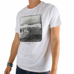 Mens Billabong Sherman White Tee Graveyard