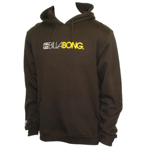 Billabong Mens Billabong Slim Line Hoody. Turkish Coffee