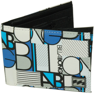 Mens Billabong Trivet PU Wallet. Horizon Blue