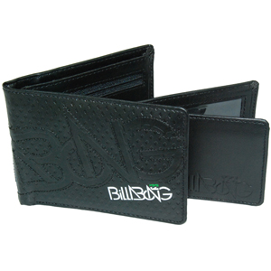 Mens Billabong Omitted PU Wallet. Black