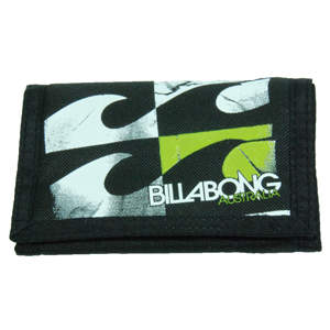 Mens Billabong Surf Trip Wallet. Black