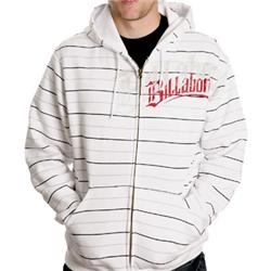 Milton Zip Hoody - White