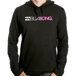 Slimline Hood L/S T-Shirt - Black