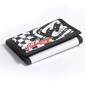 Surf Trip Check Wallet - White