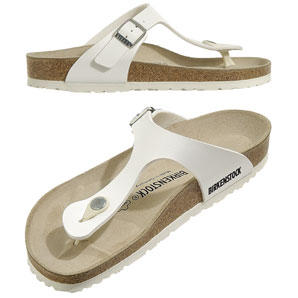 Gizeh Sandals, White, Size 3-3.5/36