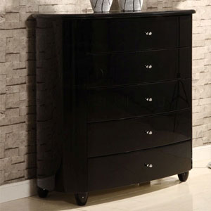 Aztec Black 5 Drawer Chest