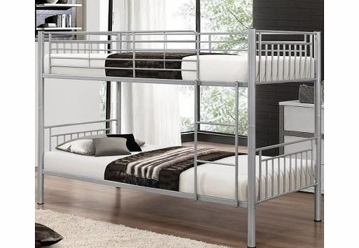 Birlea Rhodes Silver Bunk Bed