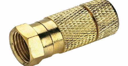 0403423 Gold-line F-Plug Waterproof 7mm Coax