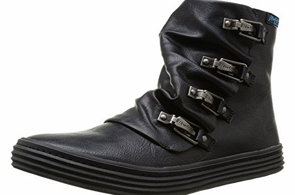 Womens Ohmy Boots BF4214 Black Old Saddle 6 UK, 39 EU