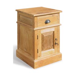 Blue Star - Classic Natural Teak Bedside Cabinet