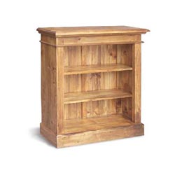 Blue Star - Vintage Pine Bookcase Short & Wide