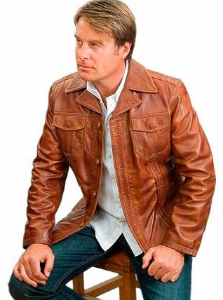 Matteo Matteo Mens Leather Jacket