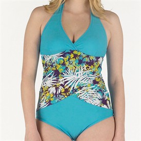 Womens Swimsuit Purple/Turquoise