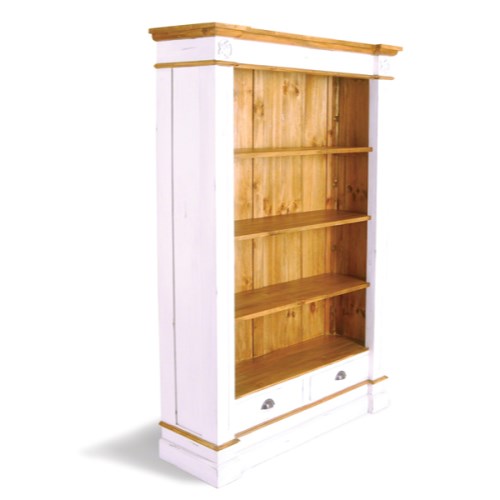 Bluebone French Painted Large Bookcase - cream