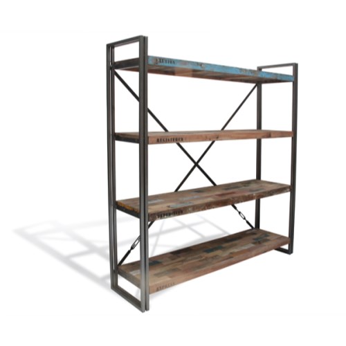 Bluebone Recycled 4 Shelf Open Bookcase