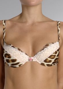 Animal Print push up bra